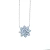 3CT D Color S925 Necklace - Ice Cut & Radiant, 8x8mm