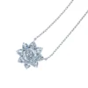 3CT D Color S925 Necklace - Ice Cut & Radiant, 8x8mm