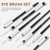 Dual-Ended Makeup Brushes Set 10pcs — изображение 4
